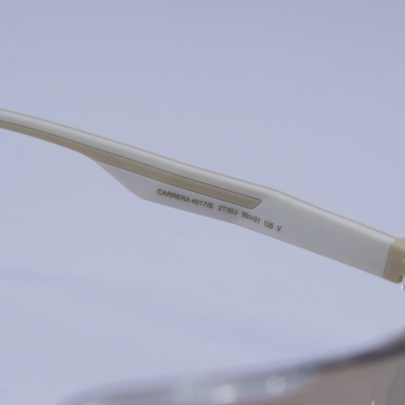 Carrera CARRERA 4017/S 02T3 0J Sunglasses Beige Shield Frame, Rose Gold Lenses - Picture 7 of 11